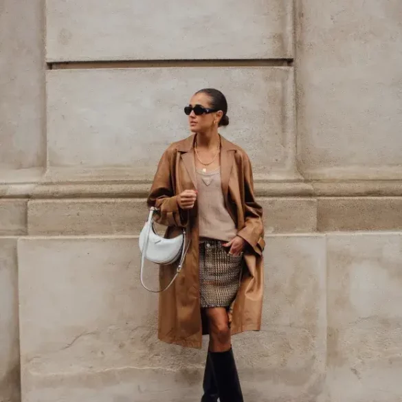 استایل خیابانی هفته مد کپنهاگ بهار 2024؛ قدم زدن در باران