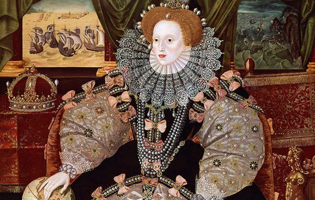 ملکه الیزابت برای محافظت از خود در دنیایی مملو از مردان سرکوبگر، به آرایش نیاز داشت.