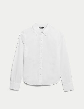 Cotton Rich Fitted Collared Shirt 1 of 5