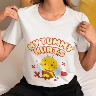 My Tummy Hurts Tee | Funny Meme Shirt | Clowncore Clothing | Clown Shirt | Kidcore Tee | Kidcore Clothes | Funny Gift For Her | Gift For Him