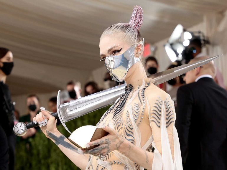 استایل Grimes به سبک دیجیتال آوانگارد