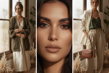 میکاپ toasty و استایل earthy