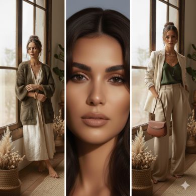 میکاپ toasty و استایل earthy