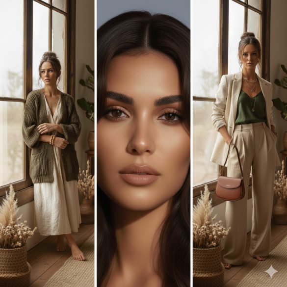 Earthy style & Toasty Makeup